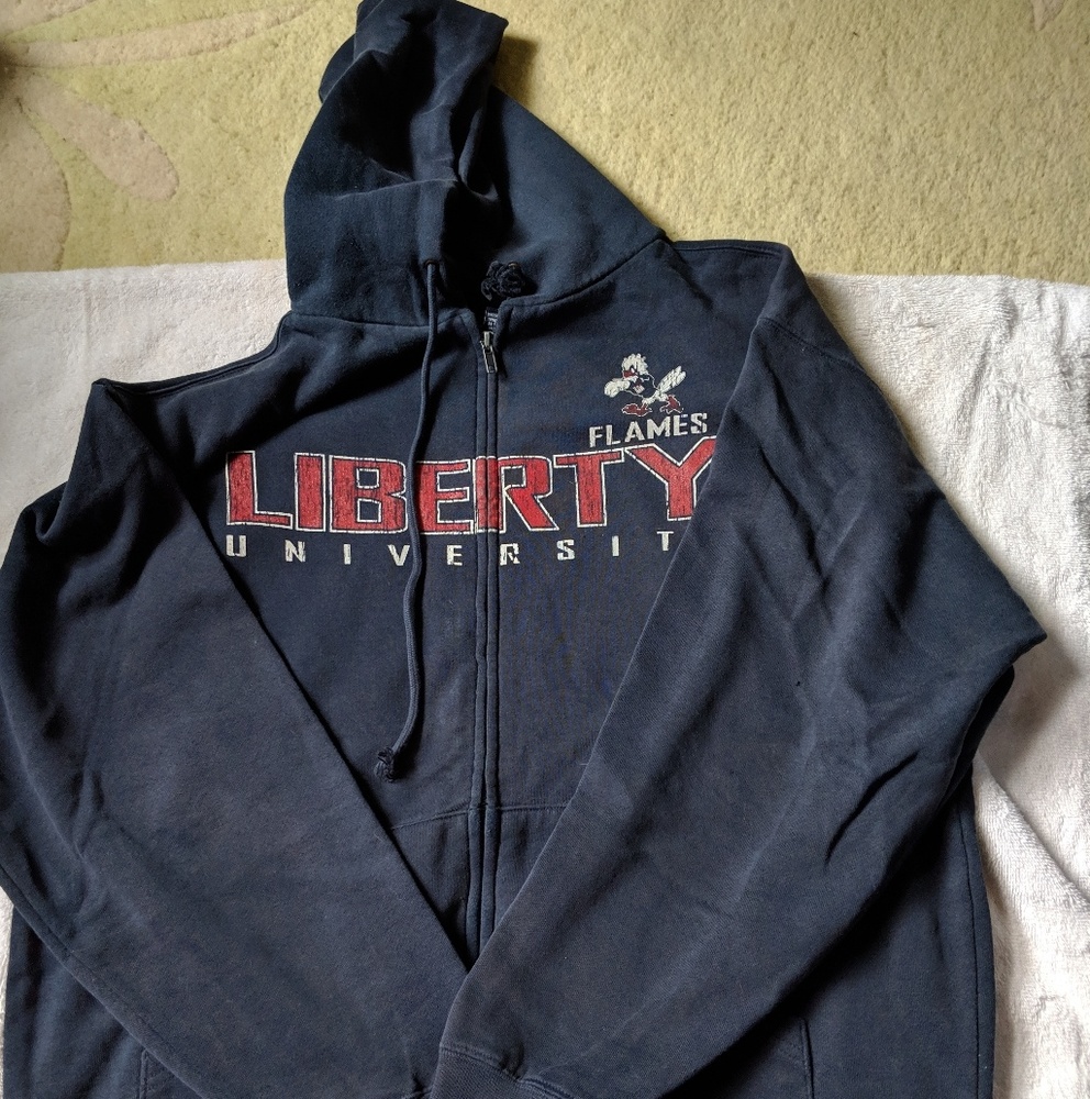 Liberty University Zip Hoodie - L